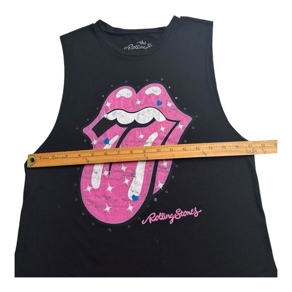 2012 The Rolling Stones Shirt Rock Band Sleeveless Women's‎ Tee Size L - Picture 8 of 14